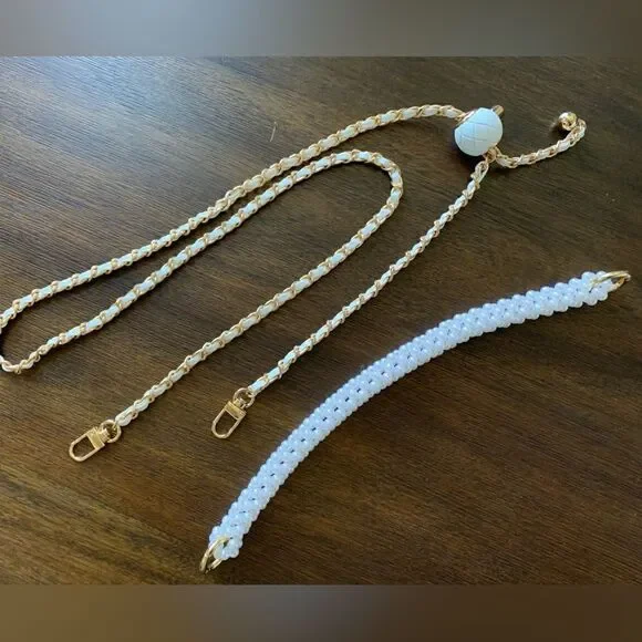 Handmade Genuine Curly Shearling Purse Includes 2 Chain Styles